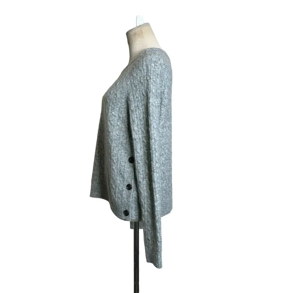 J. Crew gray crew neck sweater size S